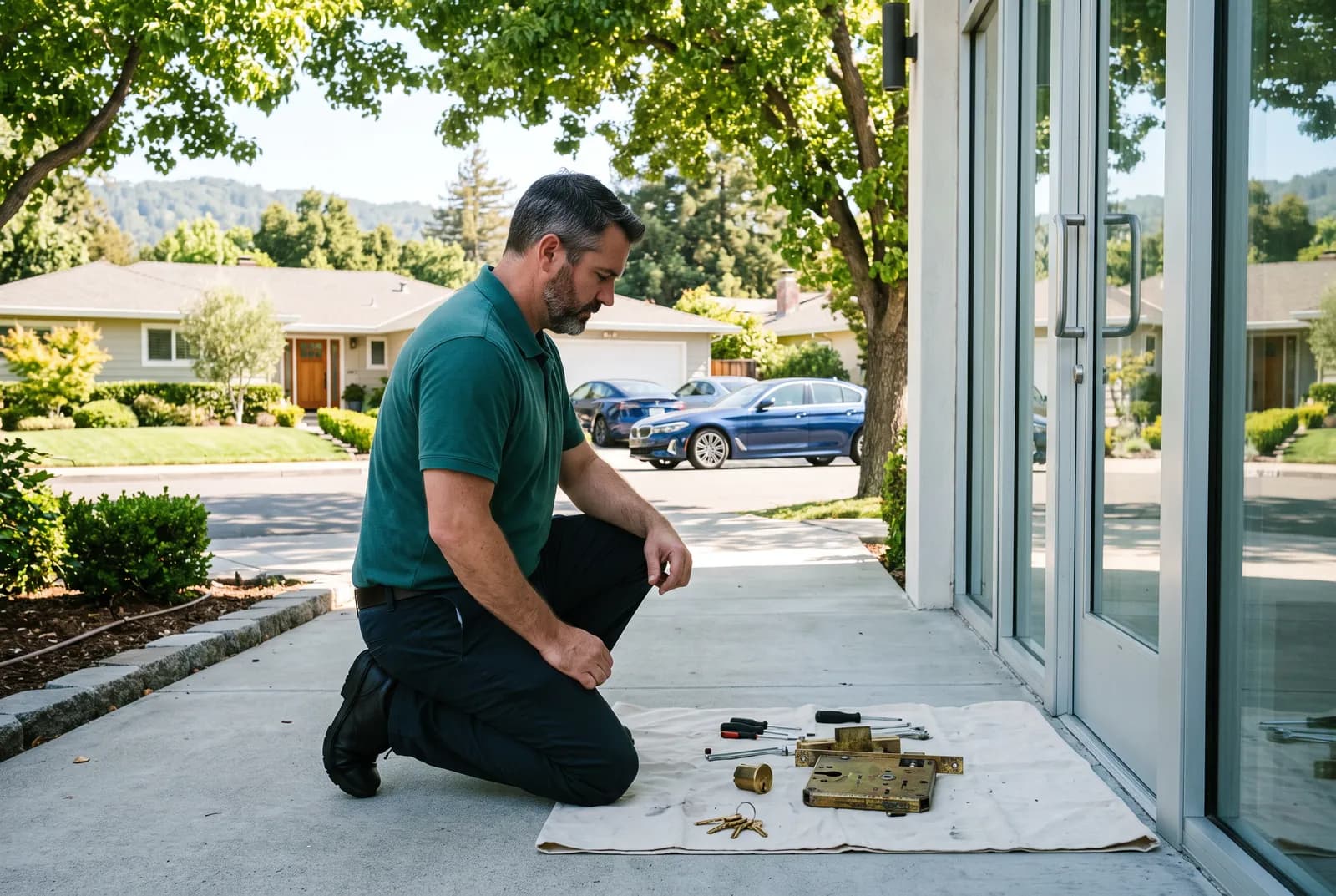 Storefront Door Locks in Cupertino by Orchard Gate